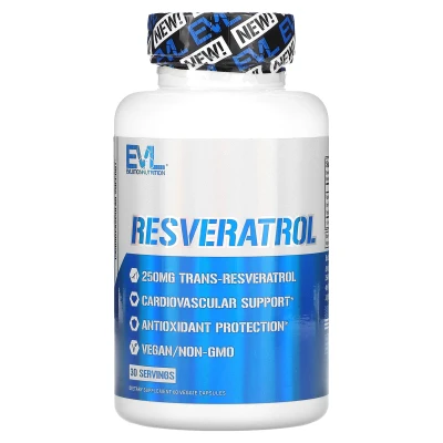 EVLution Nutrition - Resveratrol | 250 mg | 60 Veg Capsules