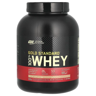 Optimum Nutrition - Gold Standard® 100% Whey | Mocha Cappuccino | 5 lb (2.27 kg)