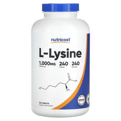 Nutricost - L-Lysine | 1000 mg | 240 Tablets