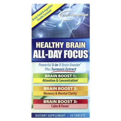 Applied Nutrition - Healthy Brain All-Day Focus® | 50 Tablets