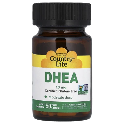 Country Life - DHEA | 10 mg | 50 Vegan Capsules