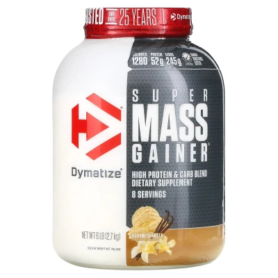 Dymatize - Super Mass Gainer™ | Gourmet Vanilla | 6 lbs (2.7 kg)