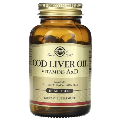 Solgar - Cod Liver Oil | 100 Softgels