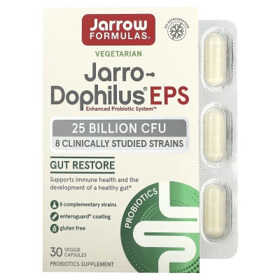 Jarrow Formulas - Jarro-Dophilus EPS | 25 Billion CFU | 30 Veg Capsules