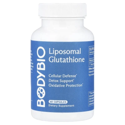 BodyBio - Liposomal Glutathione | 60 Capsules (250 mg per Capsule)