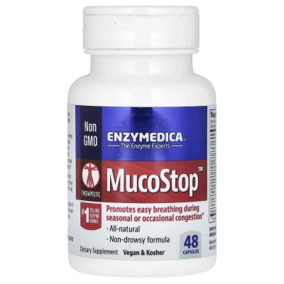 Enzymedica - MucoStop | 48 Capsules