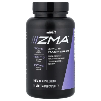 JYM Supplement Science - ZMA® | Zinc & Magnesium | 90 Vegetarian Capsules