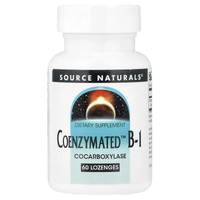 Source Naturals - Coenzymated™ B-1 | 60 Lozenges (13 mg per Lozenge)