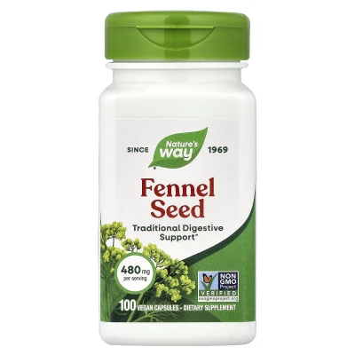 Nature's Way - Fennel Seed | 480 mg | 100 Vegan Capsules