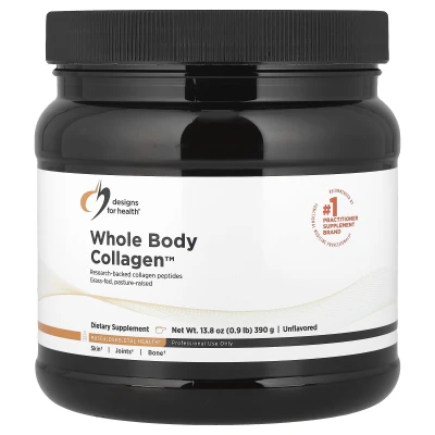 Designs For Health - Whole Body Collagen™ | Unflavoured | 13.8 oz (390 g)
