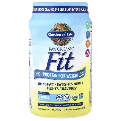 Garden of Life - Raw Organic Fit | High Protein for Weight Loss | Vanilla | 2 lbs 0.8 oz (930 g)