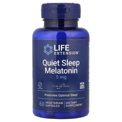 Life Extension - Quiet Sleep Melatonin | 60 Vegetarian Capsules