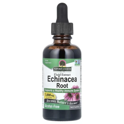 Nature's Answer - Echinacea Root | Fluid Extract | Alcohol-Free | 1000 mg | 2 fl oz (60 ml)