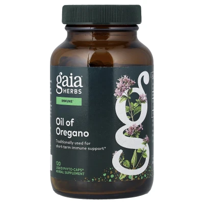 Gaia Herbs - Oil of Oregano | 120 Vegan Liquid Phyto-Caps