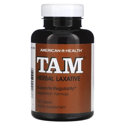 American Health - TAM | Herbal Laxative | 250 Tablets