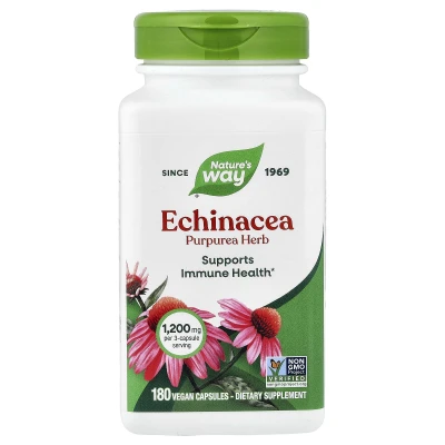 Nature's Way - Echinacea Purpurea Herb | 180 Vegan Capsules (400 mg per Capsule)