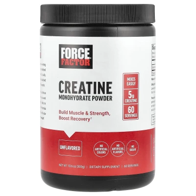 Force Factor - Creatine Monohydrate Powder | Unflavoured | 10.6 oz (300 g)