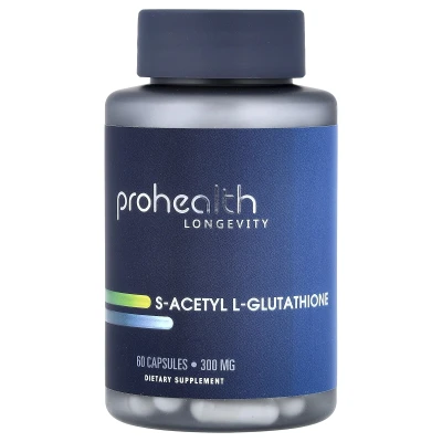 ProHealth Longevity - S-Acetyl L-Glutathione | 300 mg | 60 Capsules