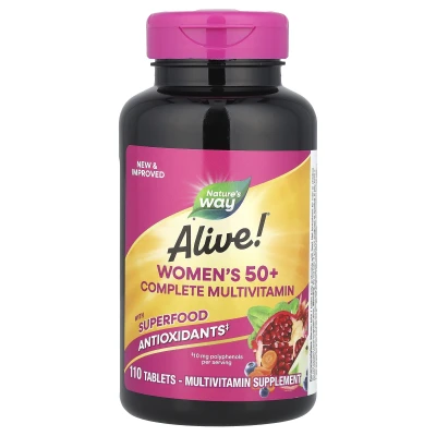 Nature's Way - Alive!® Women's 50+ Complete Multivitamin | 110 Tablets