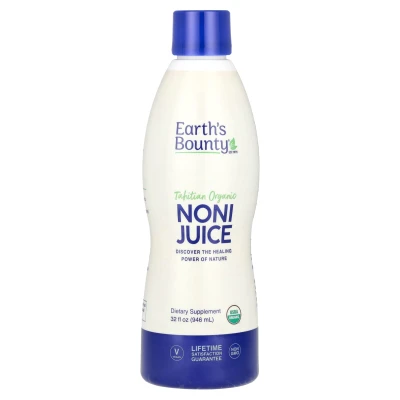 Earth's Bounty - Tahitian Organic Noni Juice | 32 fl oz (946 ml)