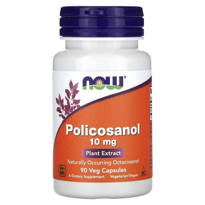 NOW Foods - Policosanol | 10 mg | 90 Veg Capsules