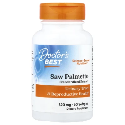 Doctor's Best - Saw Palmetto | Standardised Extract | 320 mg | 60 Softgels