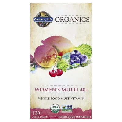 Garden of Life - Organics | Women's Multi 40+ | 120 Vegan Tablets