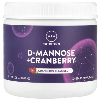 MRM Nutrition - D-Mannose + Cranberry | Cranberry | 200 g (7.05 oz)
