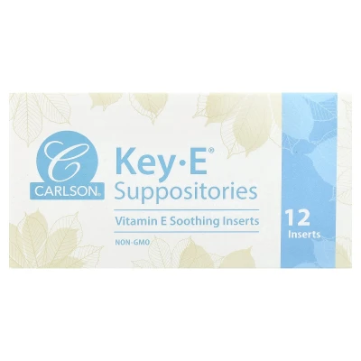 Carlson - Key-E® Suppositories | 12 Inserts