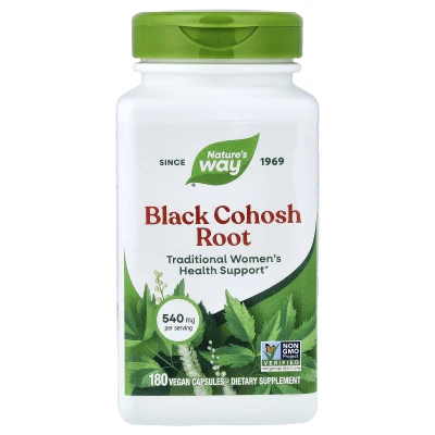 Nature's Way - Black Cohosh Root | 540 mg | 180 Vegan Capsules