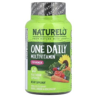 NATURELO - One Daily Multivitamin for Women | 60 Vegetarian Capsules
