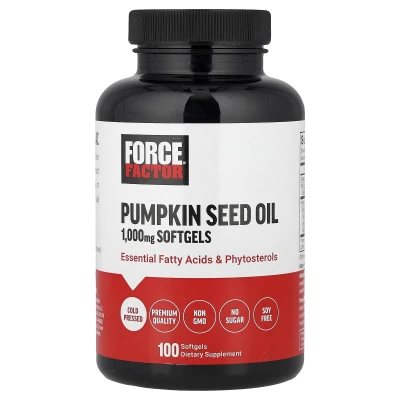 Force Factor - Pumpkin Seed Oil | 1000 mg | 100 Capsules