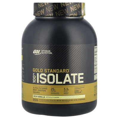 Optimum Nutrition - Gold Standard® 100% Isolate | Rich Vanilla | 46.5 oz (1.32 kg)