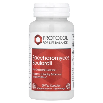 Protocol for Life Balance - Saccharomyces Boulardii | 60 Veg Capsules (500 mg per Capsule)Protocol for Life Balance - Saccharomyces Boulardii | 60 Veg Capsules (500 mg per Capsule)