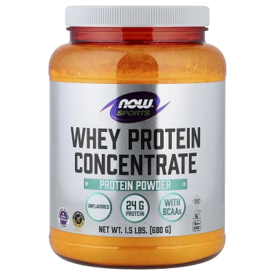 NOW Foods - Sports | Whey Protein Concentrate Protein Powder | Unflavoured | 1.5 lbs (680 g)