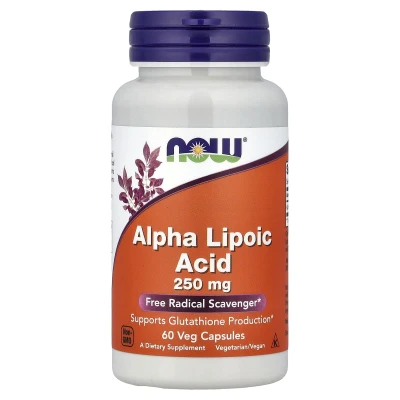 NOW Foods - Alpha Lipoic Acid | 250 mg | 60 Veg Capsules