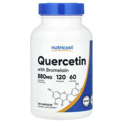 Nutricost - Quercetin with Bromelain | 120 Capsules