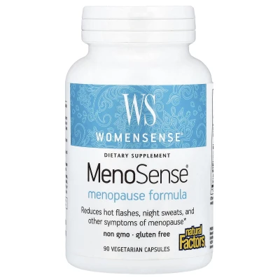 Natural Factors - WomenSense® | MenoSense® | Menopause Formula | 90 Vegetarian Capsules