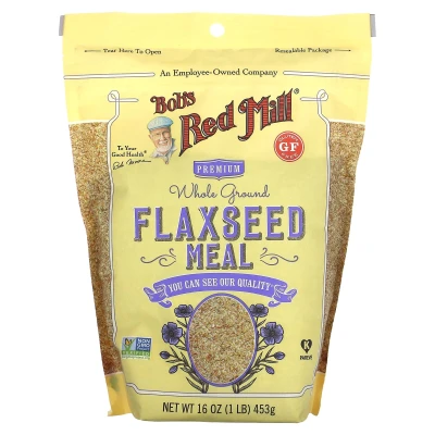 Bob's Red Mill - Premium Whole Ground Flaxseed Meal | 1 lb (453 g)