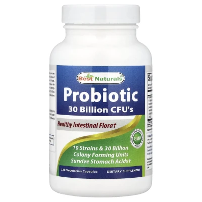 Best Naturals - Probiotic | 30 Billion CFUs | 120 Vcaps