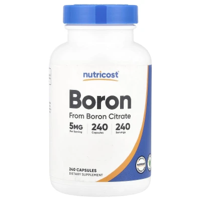 Nutricost - Boron | 5 mg | 240 Capsules