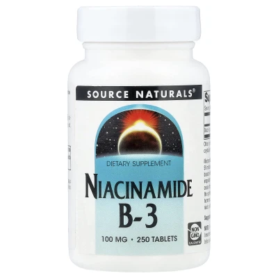 Source Naturals - Niacinamide B-3 | 100 mg | 250 Tablets
