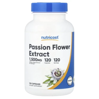 Nutricost - Passion Flower Extract | 1500 mg | 120 Capsules
