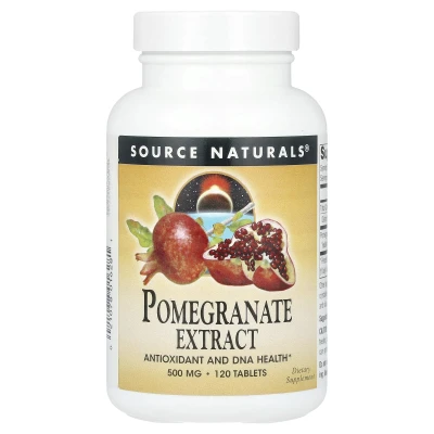 Source Naturals - Pomegranate Extract | 500 mg | 120 Tablets