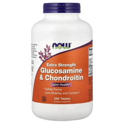 NOW Foods - Glucosamine & Chondroitin | 240 Tablets