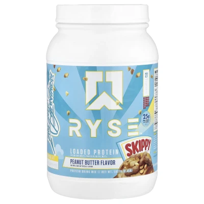 RYSE - Loaded Protein | Premium Whey Protein with MCTs | Skippy® Peanut Butter | 2.4 kg (1077 g)