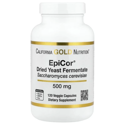 California Gold Nutrition - Epicor® | Dried Yeast Fermentate | 500 mg | 120 Veggie Capsules