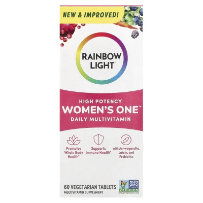 Rainbow Light - Women's One™ Daily Multivitamin | High Potency | 60 Vegetarian Tablets