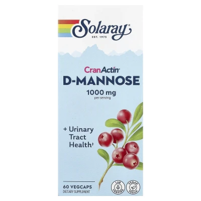 Solaray - CranActin® D-Mannose | 60 VegCaps