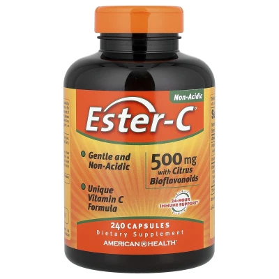 American Health - Ester-C® with Citrus Bioflavonoids | 240 Capsules
